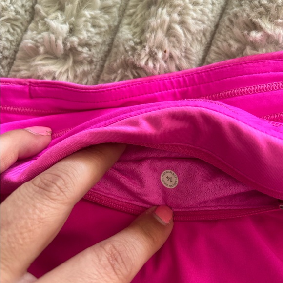 Lululemon Pow Pink Pace Rival Skirt - size 14 - Picture 5 of 5